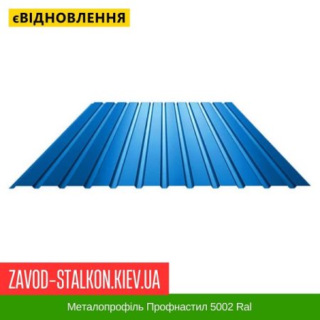 Металопрофіль Профнастил 5002 Ral
