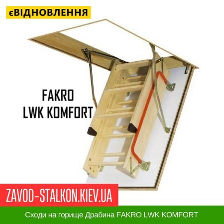 Сходи на горище Драбина FAKRO LWK KOMFORT