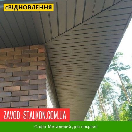 Софіт металевий для даху — Італія 0,45 Мат