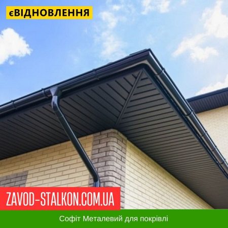 Софіт металевий для даху — Словаччина 0,45 Мат